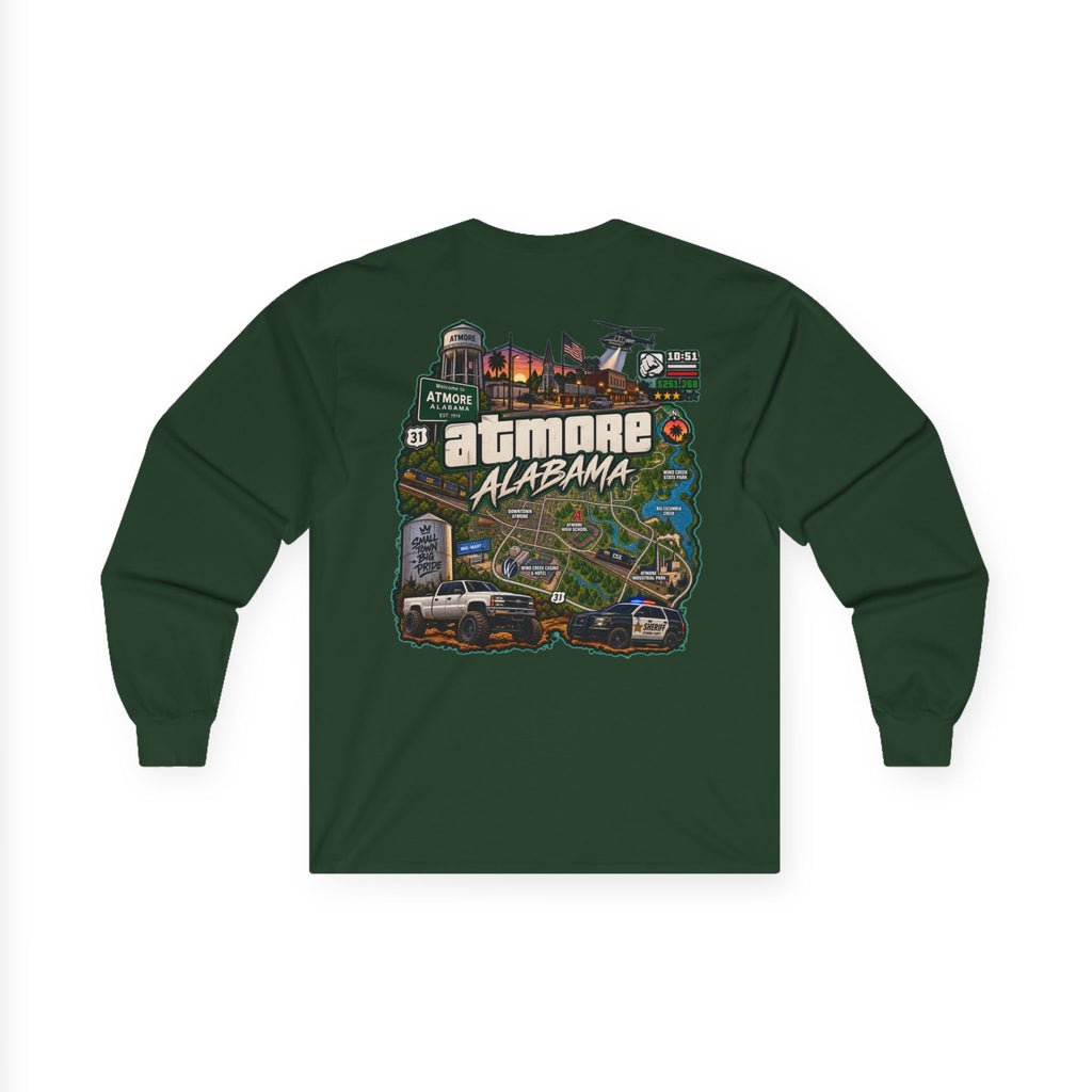 Atmore Alabama Graphic Long Sleeve Tee