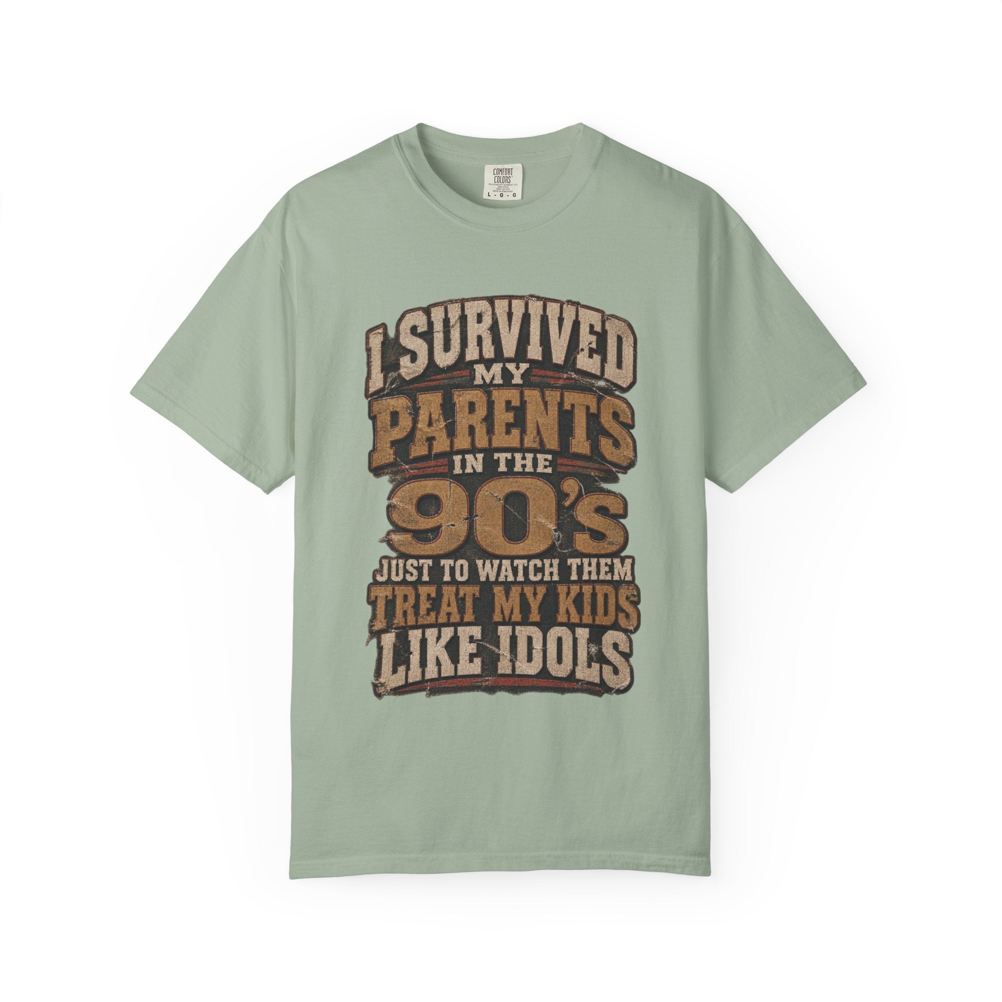T-Shirt — "I Survived My Parents in the 90s" Retro Family Humor Tee