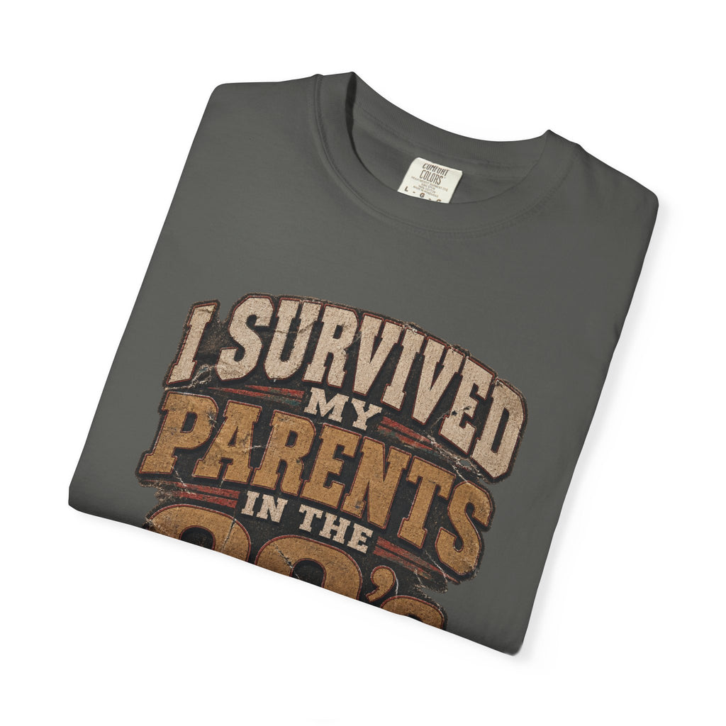 T-Shirt — "I Survived My Parents in the 90s" Retro Family Humor Tee