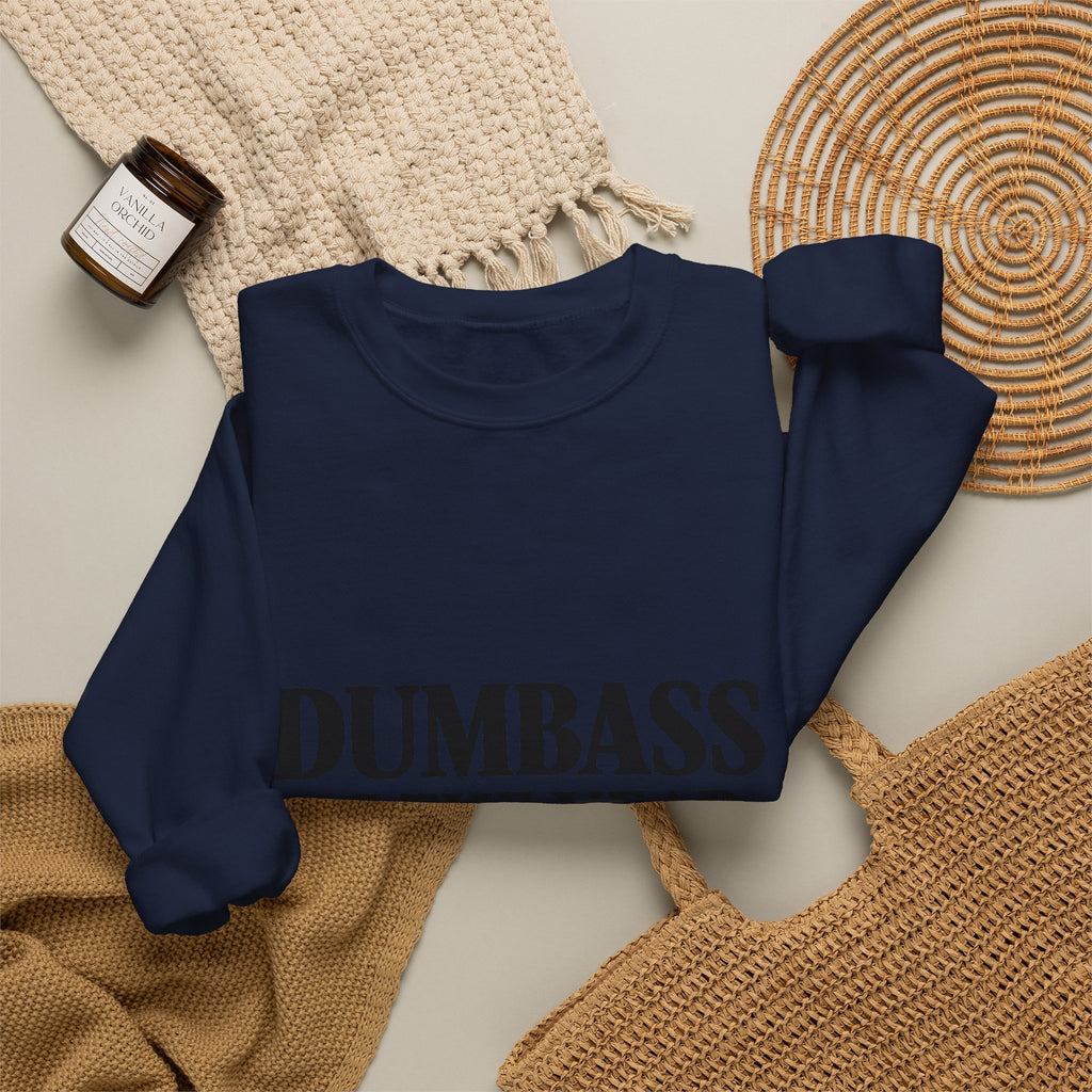 Dumbass of the Year Crewneck Sweatshirt — Funny Gag Award Pullover