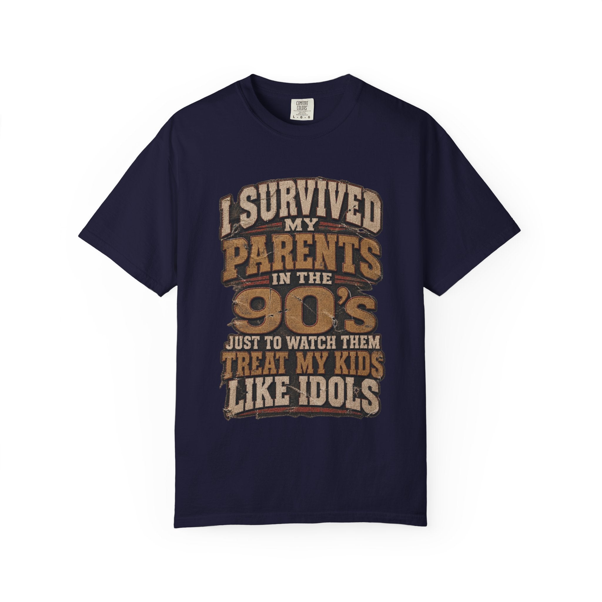 T-Shirt — "I Survived My Parents in the 90s" Retro Family Humor Tee