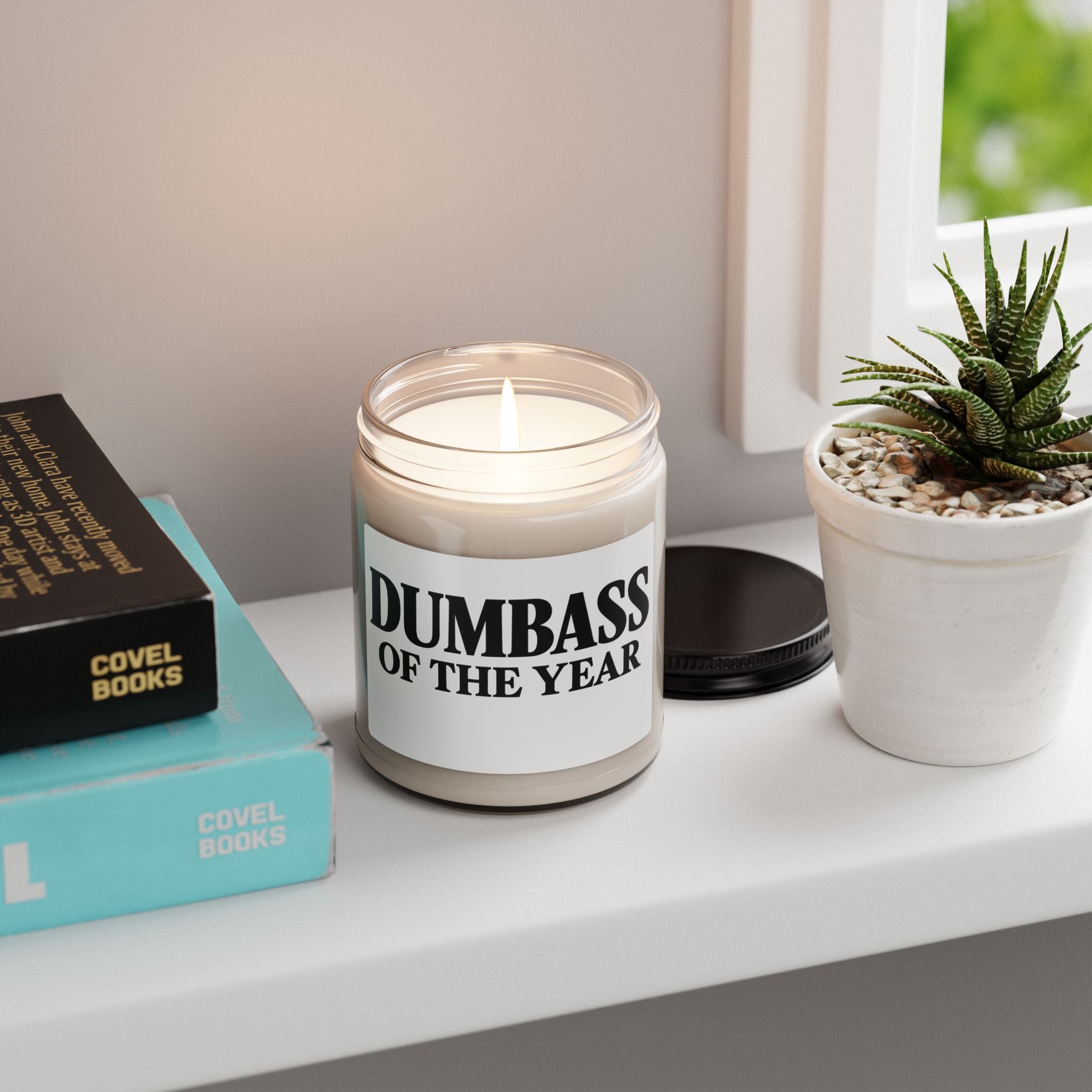 Dumbass of the Year Scented Soy Candle — 9 oz (Funny Gag Gift)