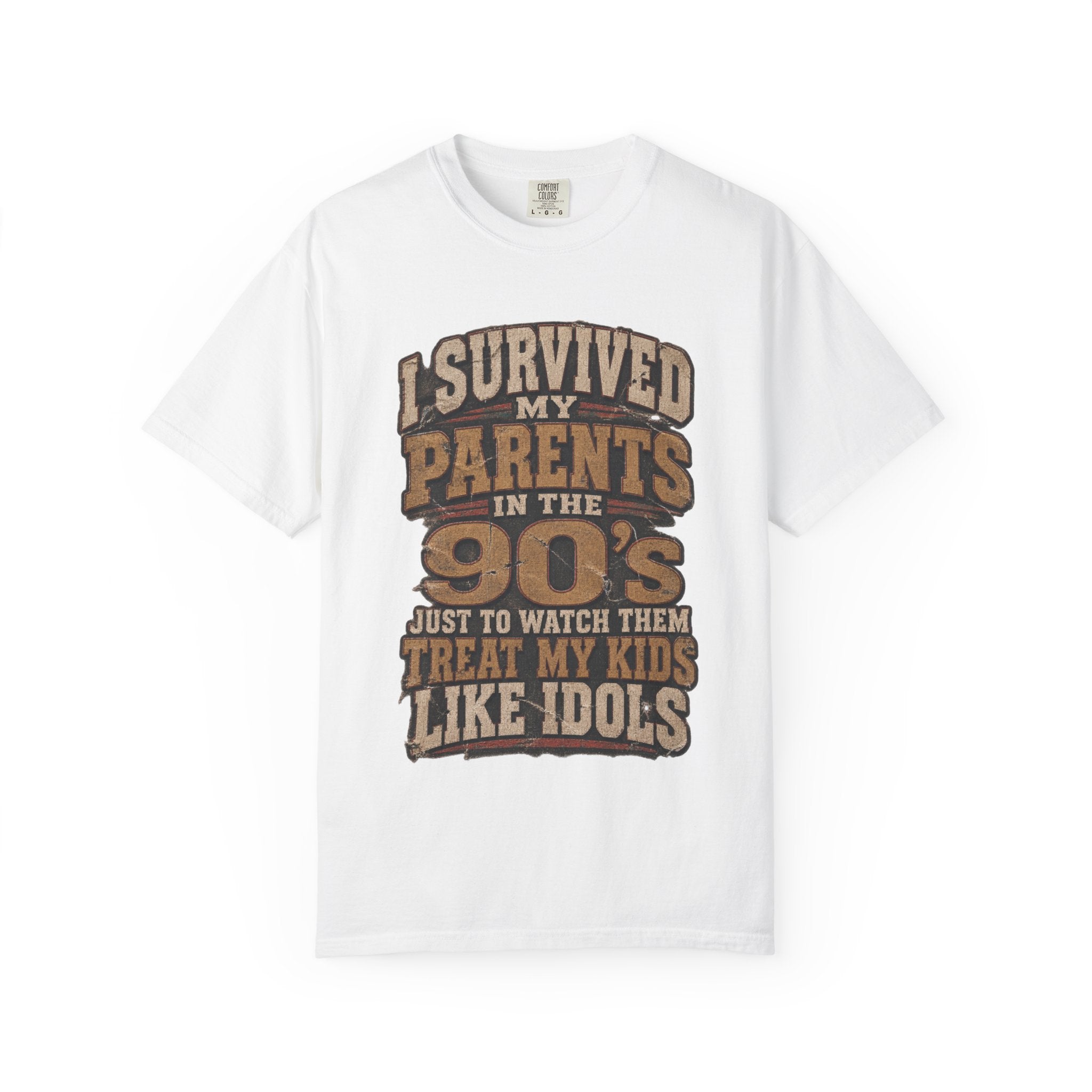 T-Shirt — "I Survived My Parents in the 90s" Retro Family Humor Tee