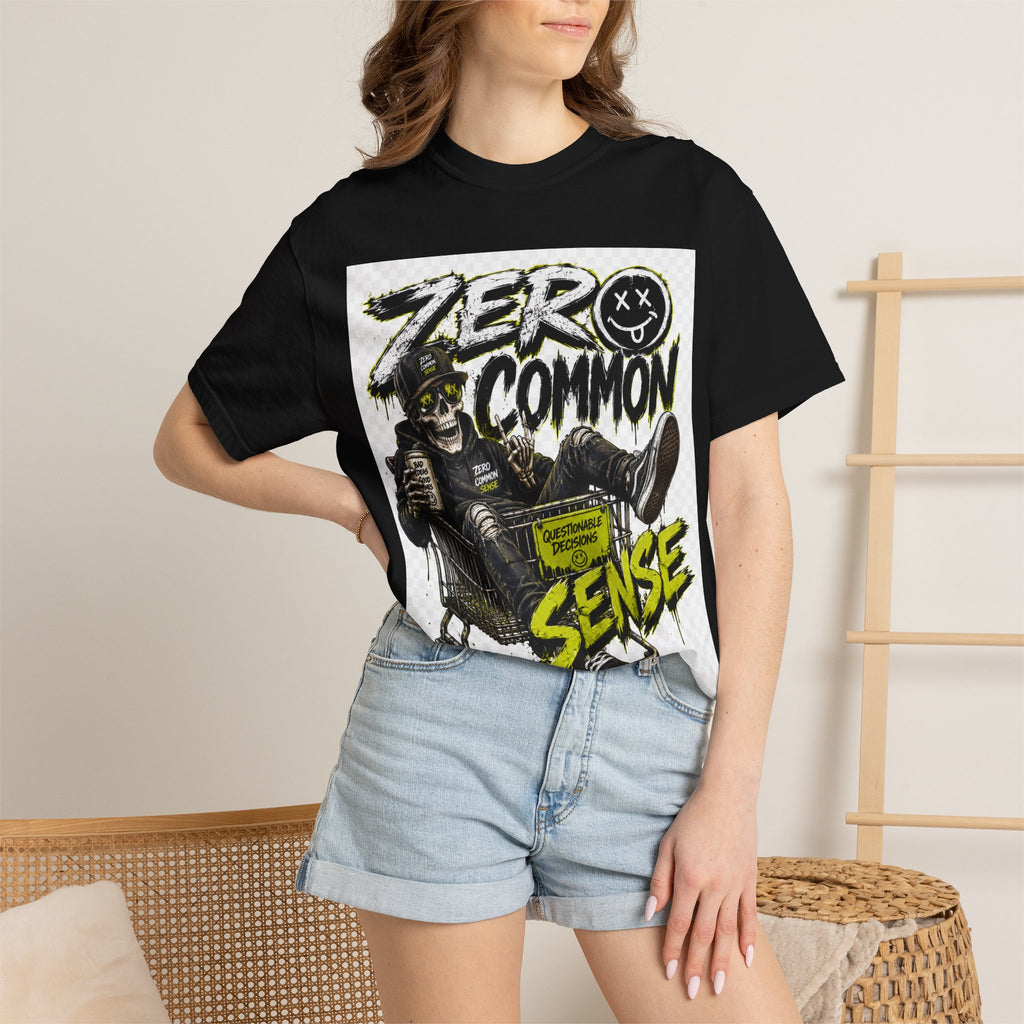 Zero Common Sense Skateboard Graphic T-Shirt