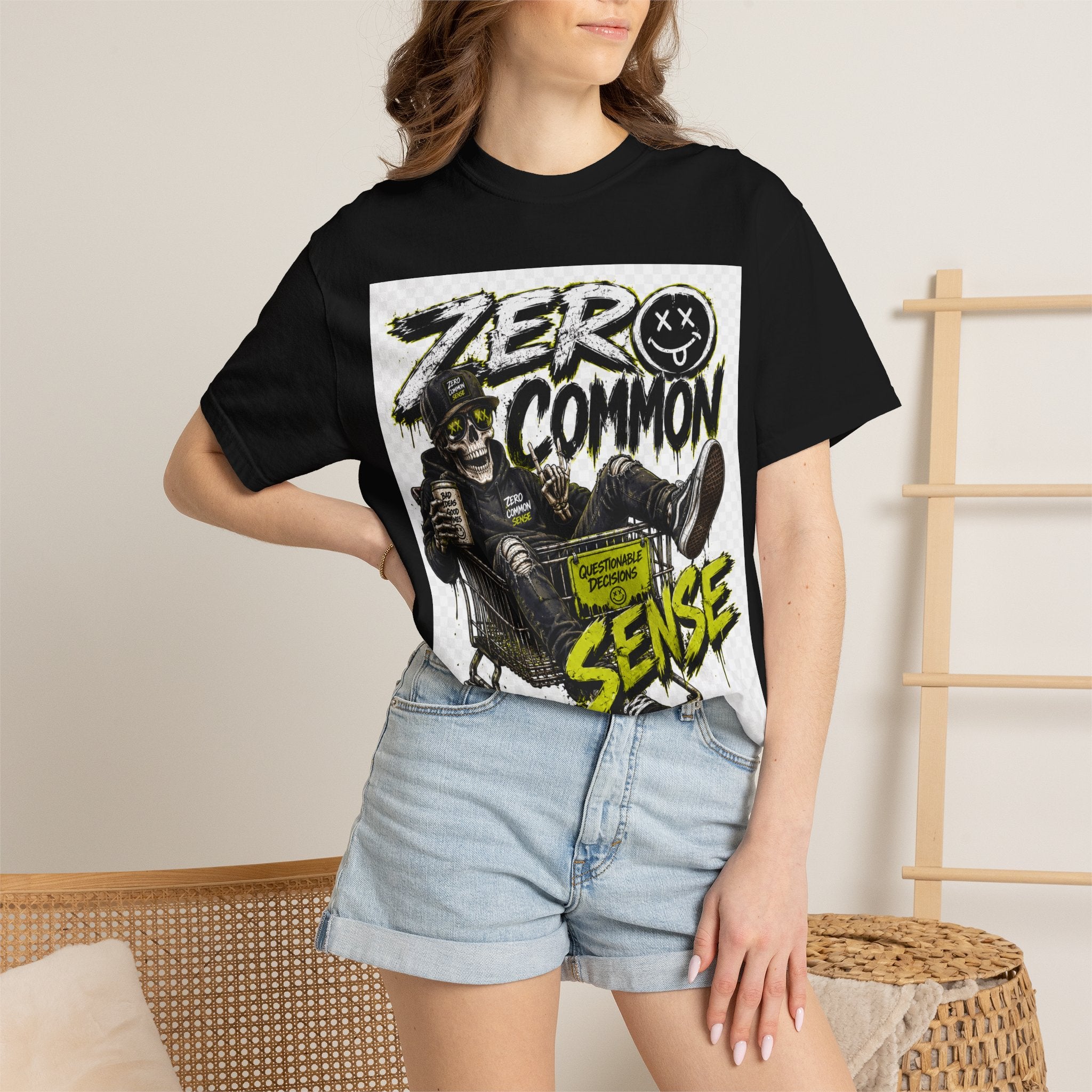 Zero Common Sense Skateboard Graphic T-Shirt