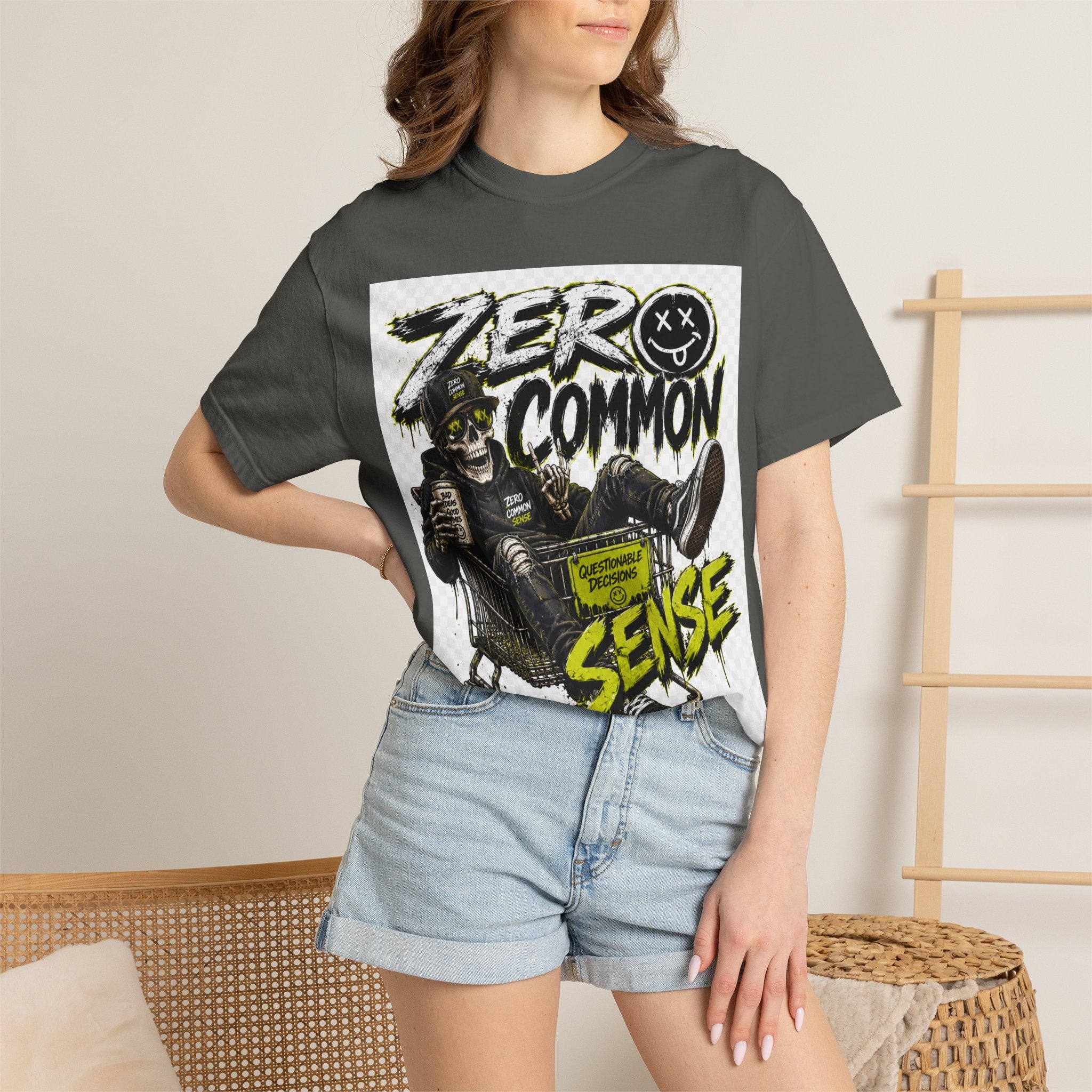 Zero Common Sense Skateboard Graphic T-Shirt