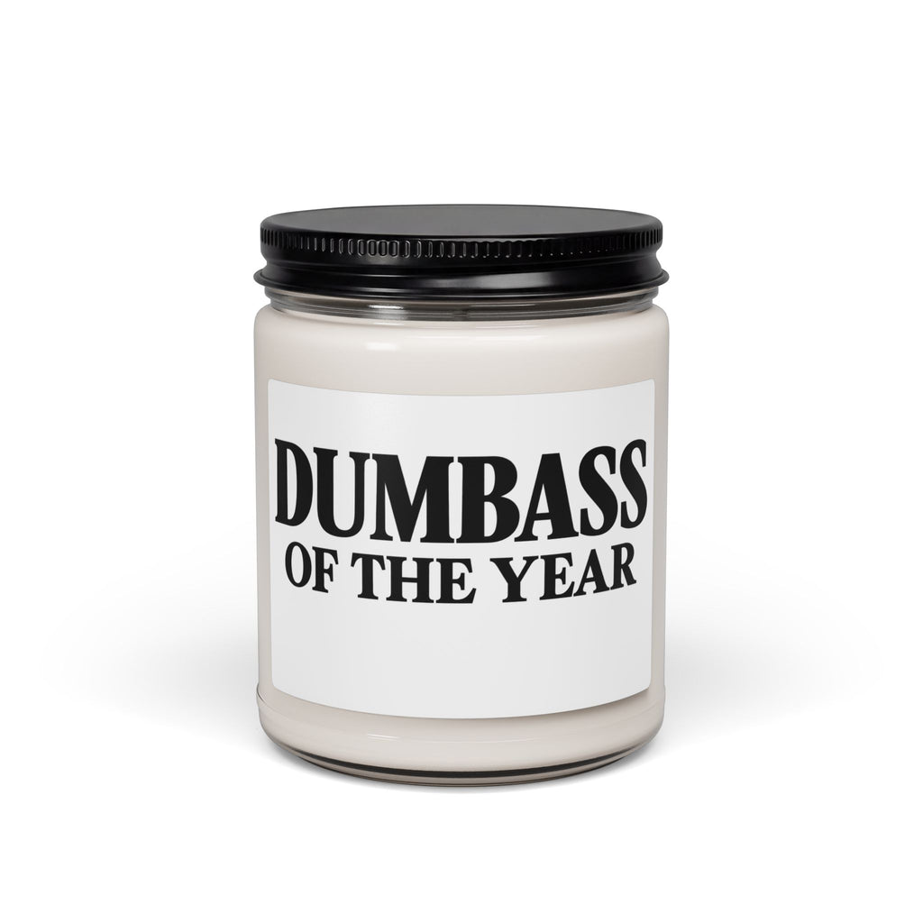 Dumbass of the Year Scented Soy Candle — 9 oz (Funny Gag Gift)
