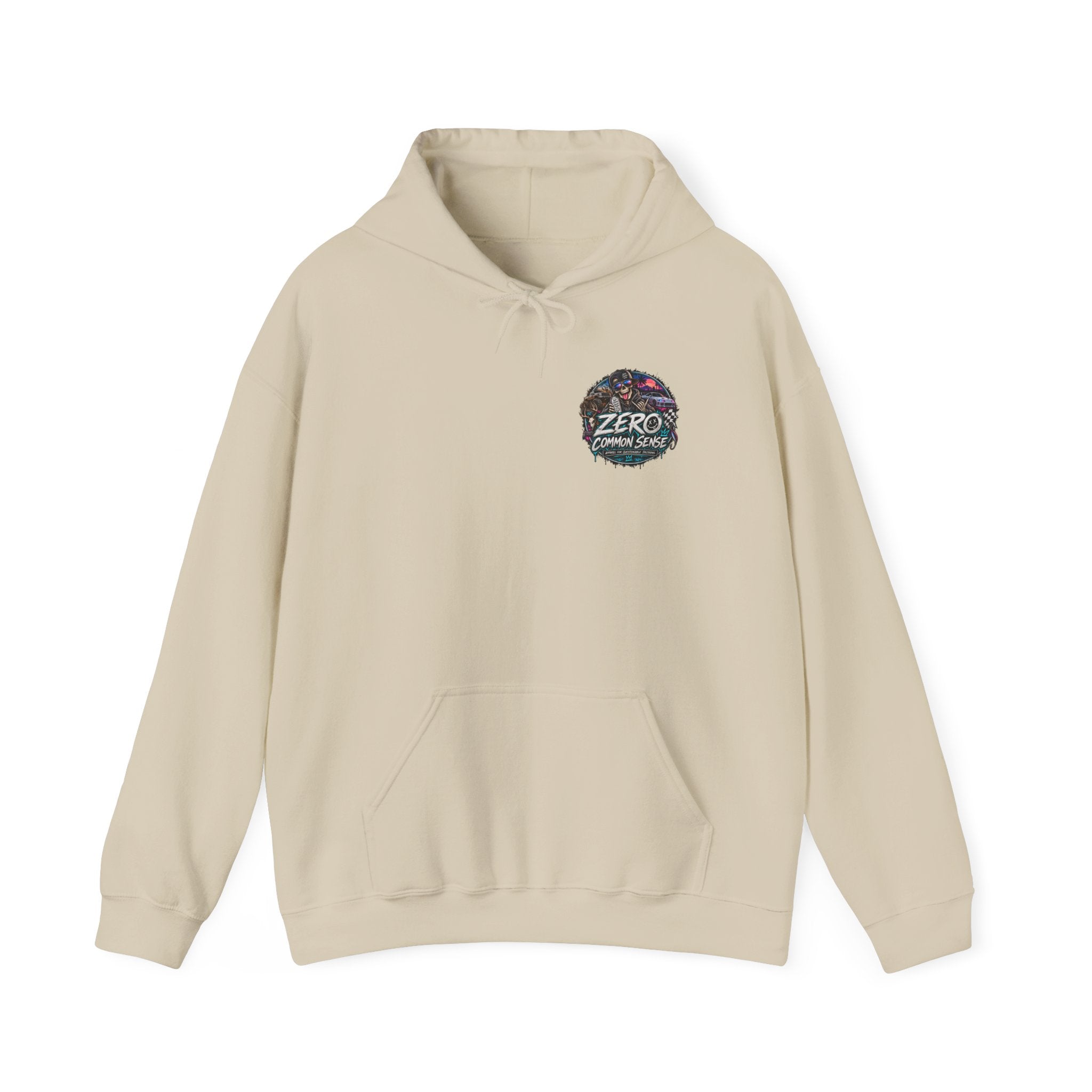 Hoodie — 'ZERO' Retro Vapor Wave Logo Streetwear Hoodie
