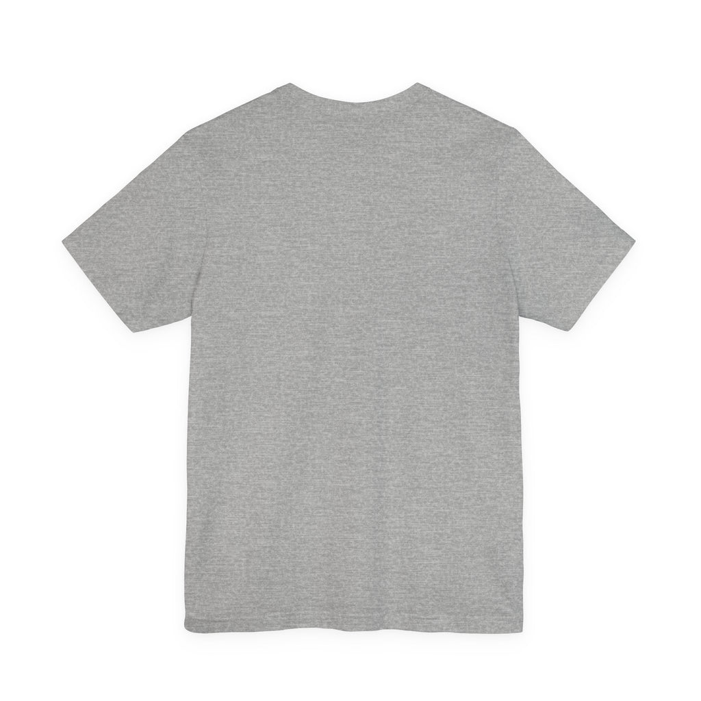 Embroidered Smile Patch Tee — Minimal Chest Logo T-Shirt