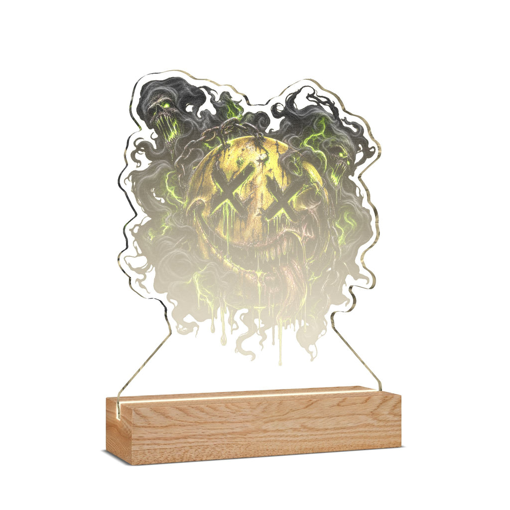 UV Glow Skull Night Light