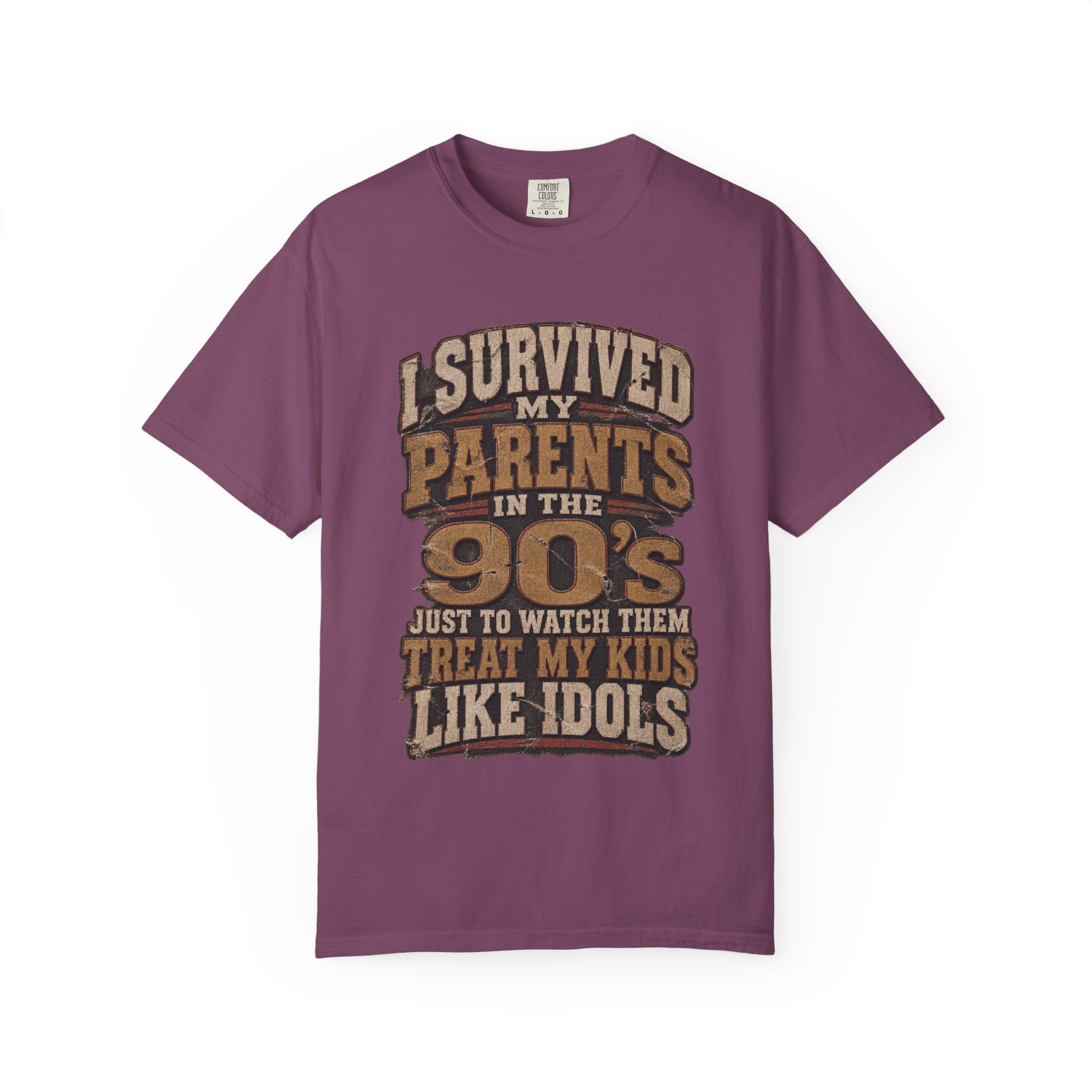 T-Shirt — "I Survived My Parents in the 90s" Retro Family Humor Tee