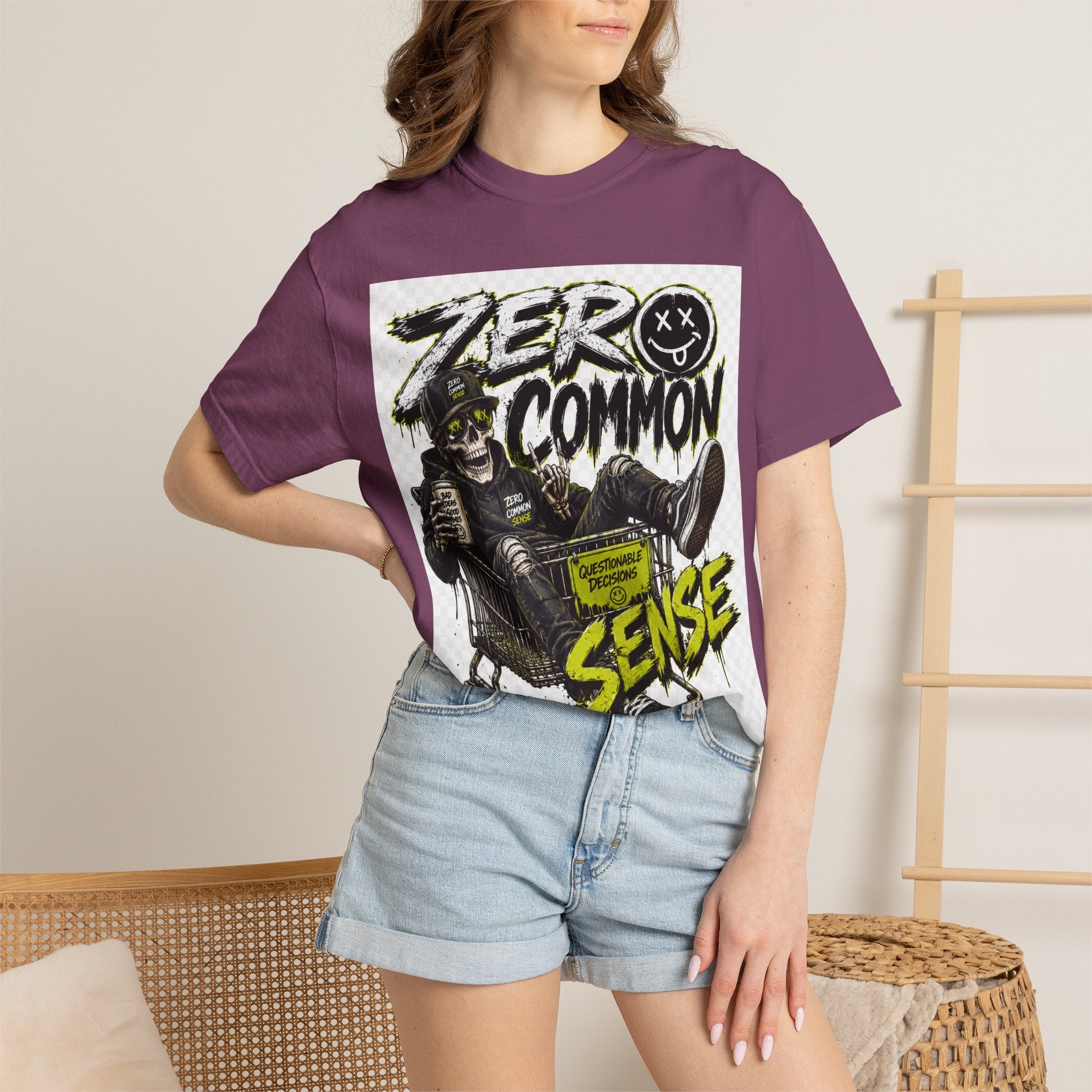 Zero Common Sense Skateboard Graphic T-Shirt