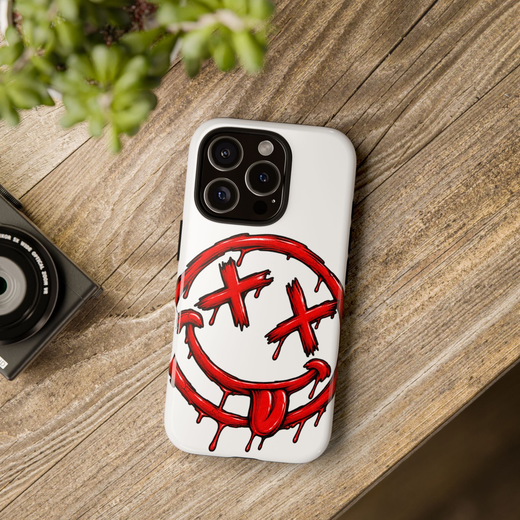 Grunge Dripping Smile Phone Case
