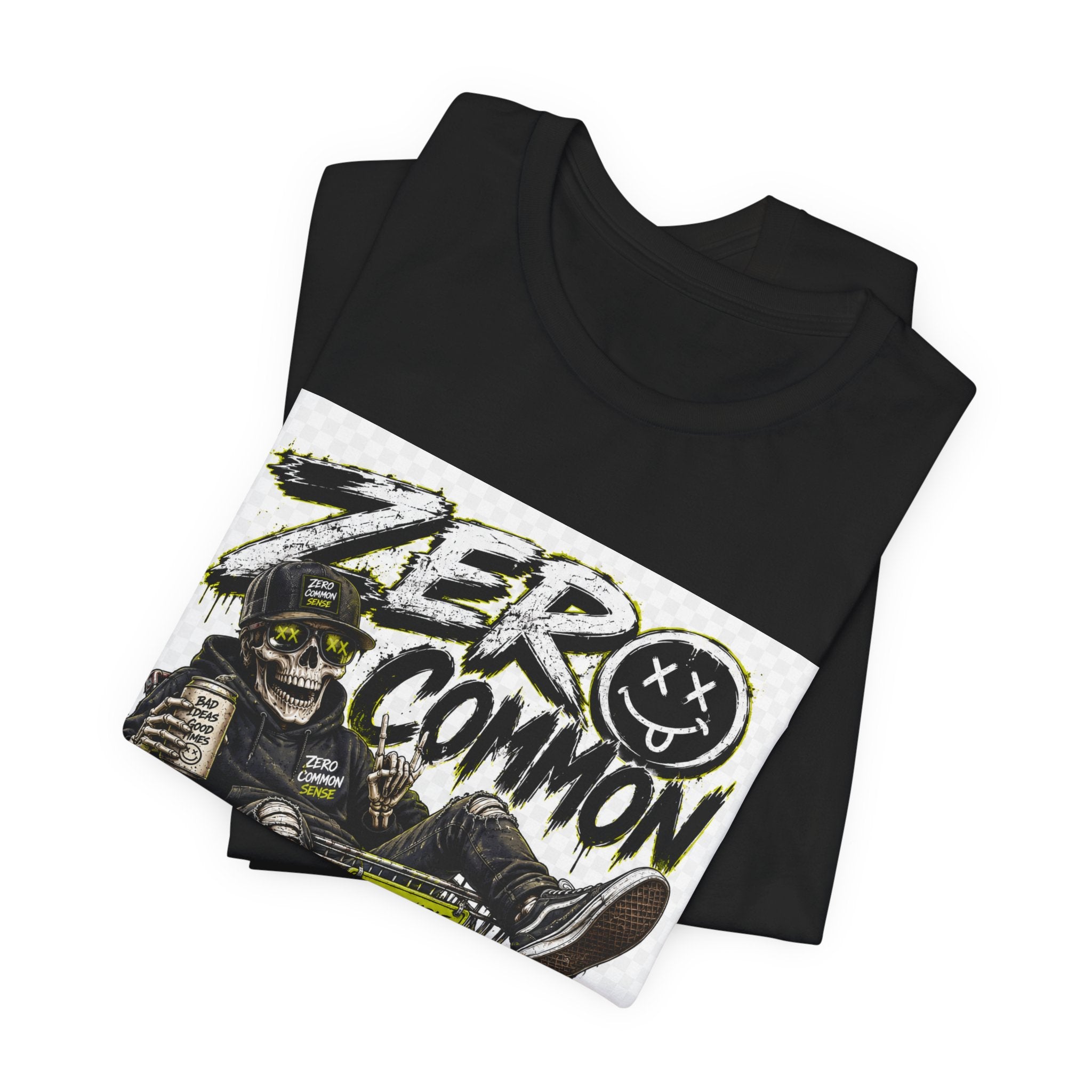 Zero Common Sense Graphic Tee — Edgy Streetwear T-Shirt