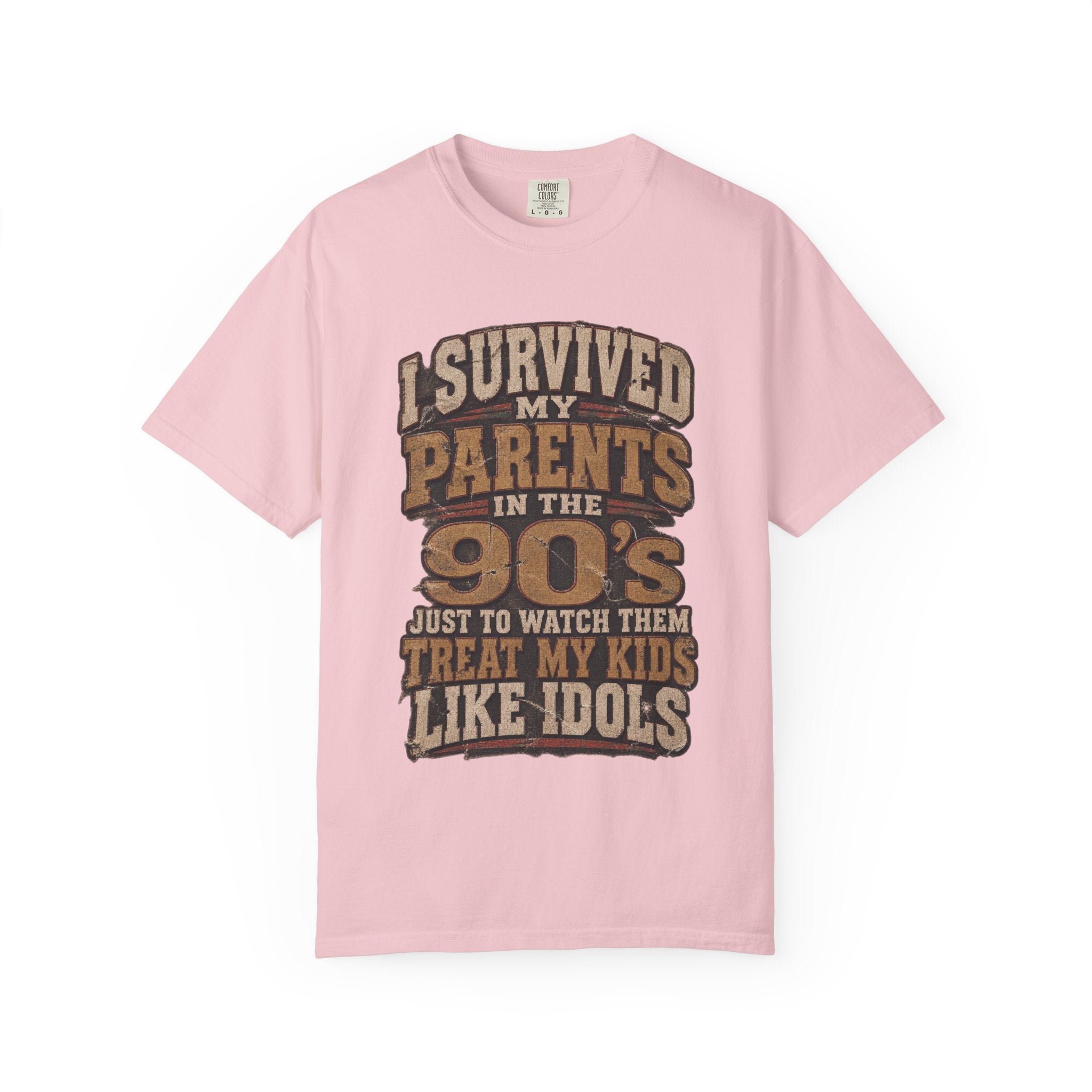 T-Shirt — "I Survived My Parents in the 90s" Retro Family Humor Tee
